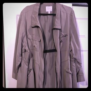 Torrid Tan Twill drape jacket